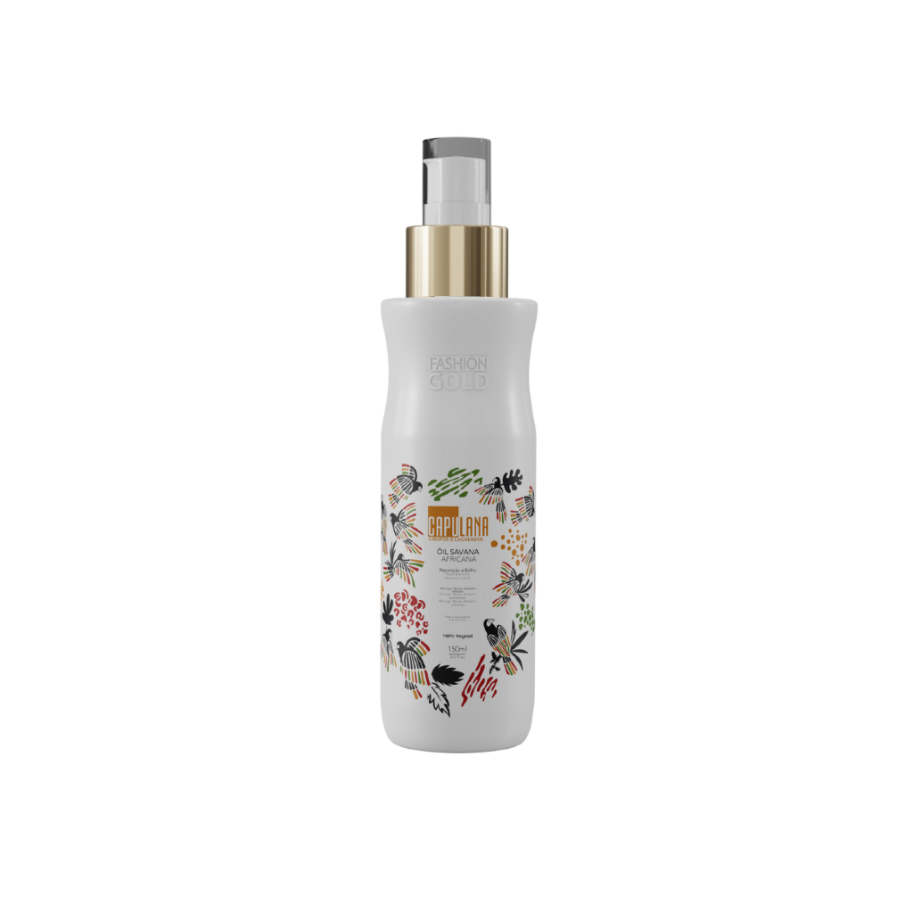 Óleo Multi-benefícios Capulana Savana 150ml - Fashion Gold em Oferta na Shopee