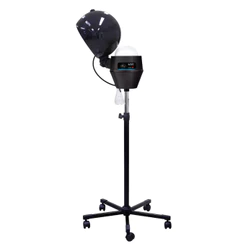 Aparelho Vapor Mega Bell Classic Capilar Preto 220v Hidratação Cabelo Limpeza Pele Salão