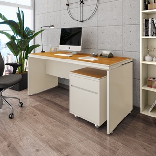 Conjunto de escritório Oslo 2 Peças Mesa e Gaveteiro em Oferta na Shopee