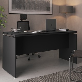Mesa de Escritório 160cm com Tampo Duplo Oslo