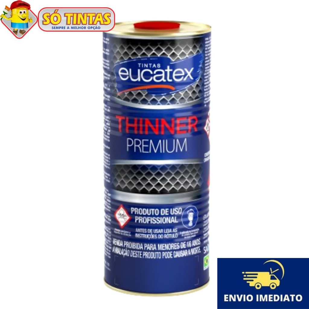 Thinner 9800 Premium 900ml Eucatex Lavável em Oferta na Shopee
