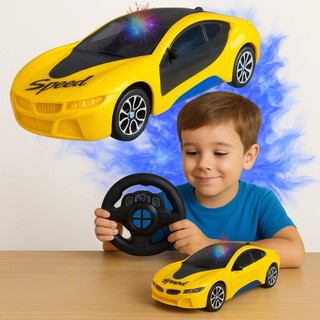 Carrinho De Controle Remoto Sem Fio 3 Funções A Pilhas Carro Sport 1:24
