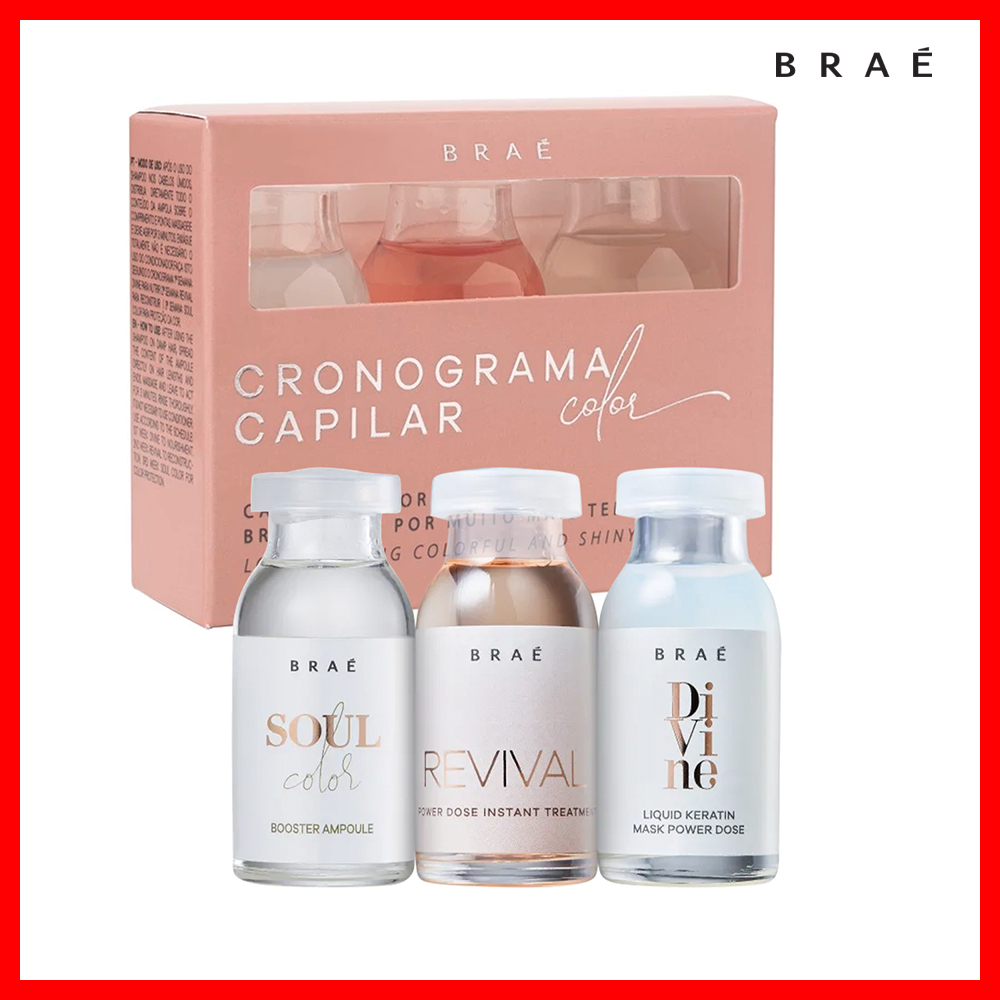 Braé Cronograma Capilar Color 13ml (Cabelos Brilhantes por Muito Mais Tempo)