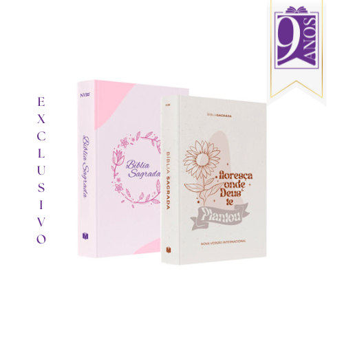 Kit Bíblia Sagrada Floresça NVI + Bíblia Sagrada Mulher de Valor NVI - Kit Jardim da Fé em Oferta na Shopee