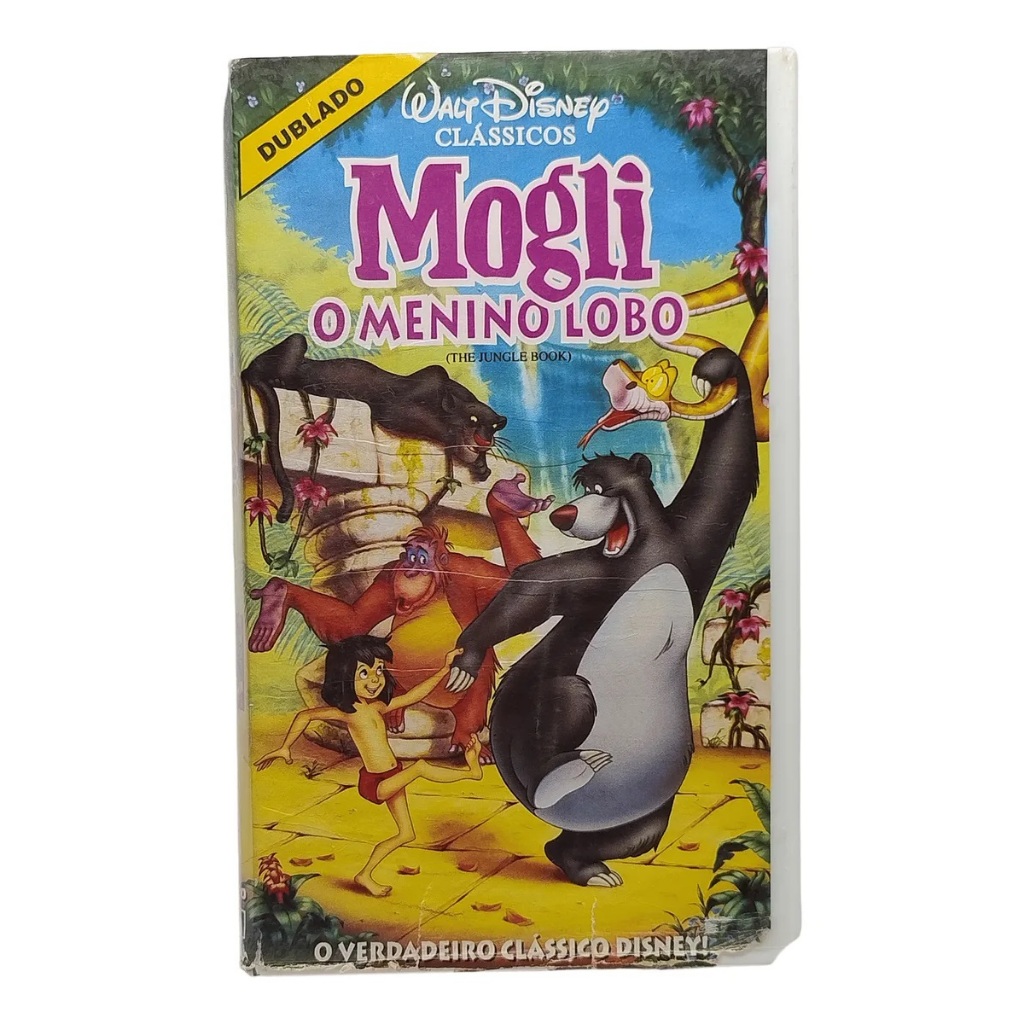Fita Vhs Mogli O Menino Lobo - Walt Disney - original