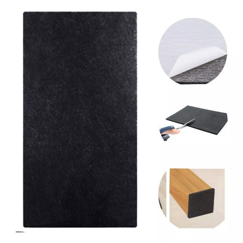 kit 2 feltro adesivo protetor de piso para pes de moveis cadeira kit 2 ou 1 un