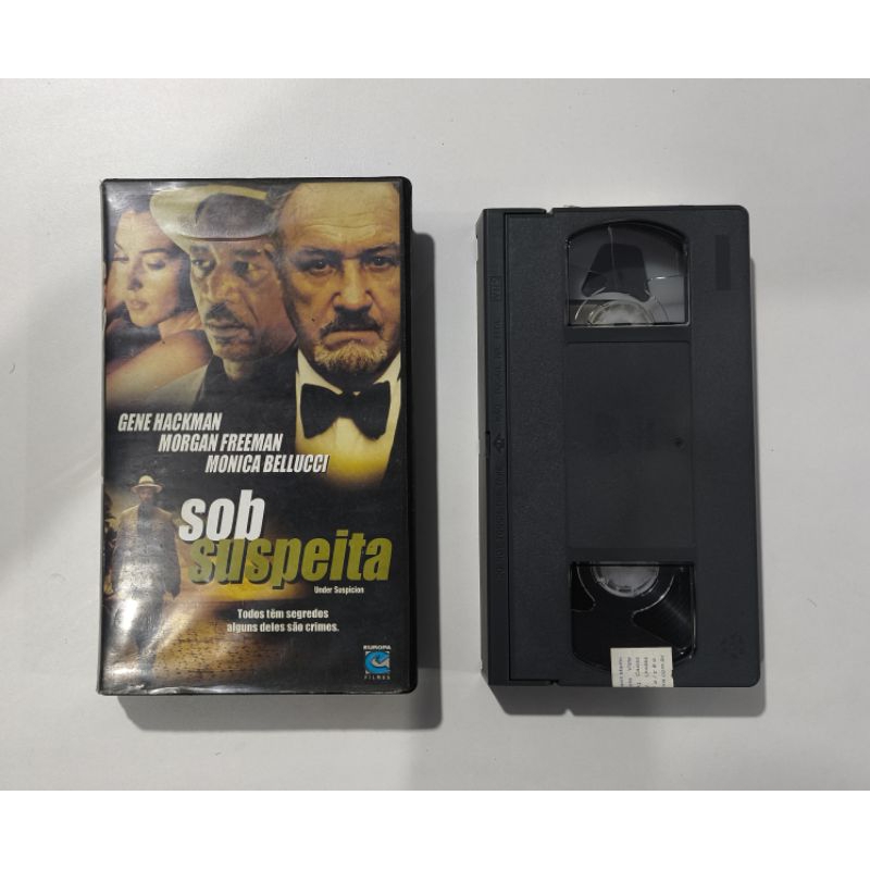 Vhs - Sob Suspeita - Morgan Freeman - Gene Hackman - Monica Bellucci