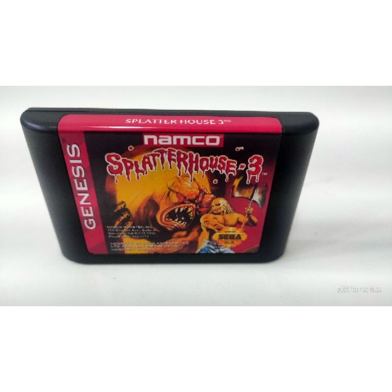 splatter house 3 paralelo sega mega drive chip otima qualidade