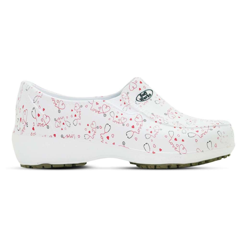 Calçado Enfermagem Soft Works Lady Estampado Mameluko em Oferta na Shopee