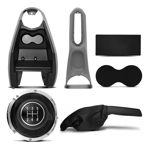 Console Central Prolongador Copo Adaptável Gol Bola G2 G3 G4 Cinza