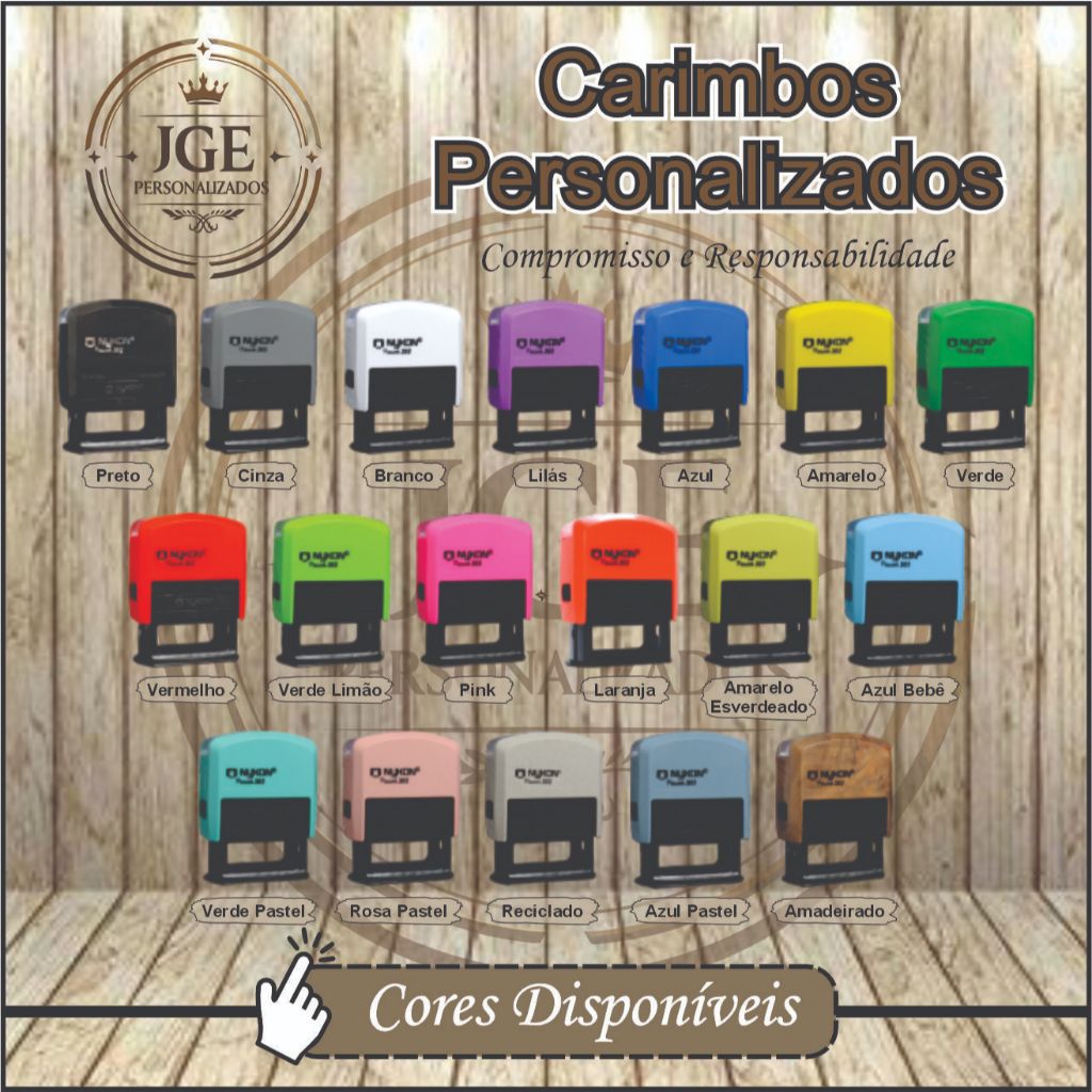 Tinta preta para carimbo automático para profissionais, marca Nykon ou Magifix tubo de 30ml