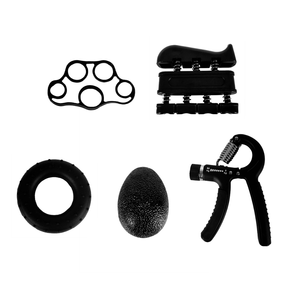 Hand Grip  Kit Fortalecimento Mão 5 Pçs Plástico