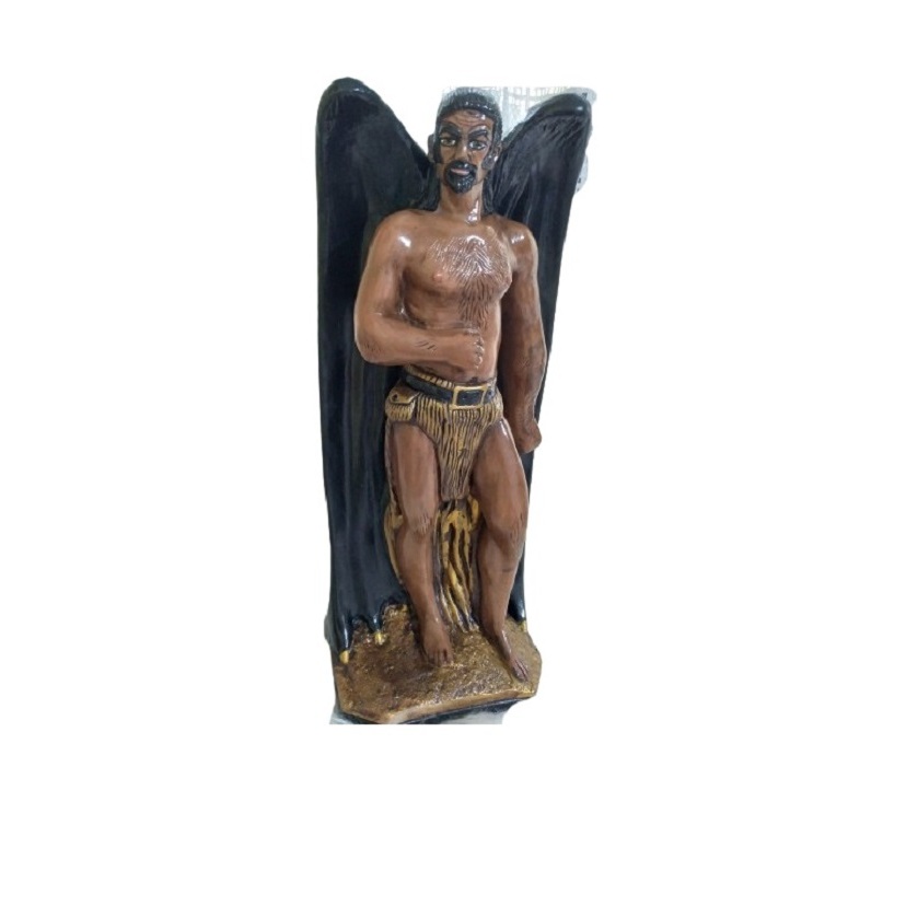 Exu morcego escultura Exu morcego com Asa