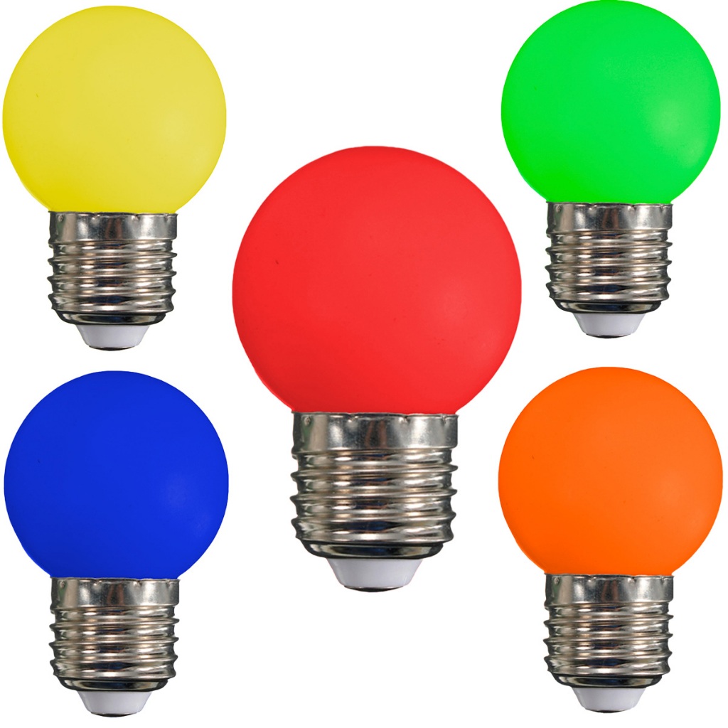 Lâmpada Bolinha Led 3w G45 E27 para decoração Lustre Espelho Camarim Abajur e varal de led