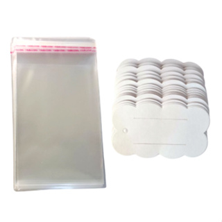 100 Cartelas Nuvem Grande para Laços + Saquinho com Aba Adesiva em Oferta na Shopee