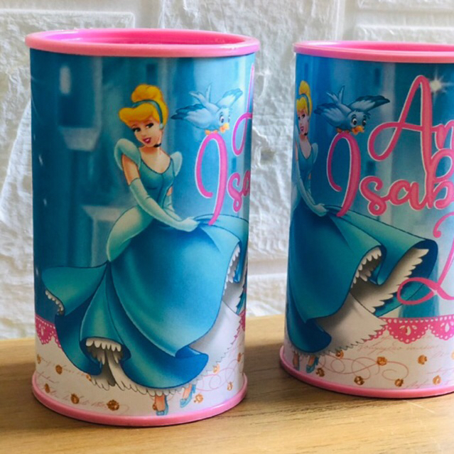 Cofre Personalizado Princesa Cinderela | Lembrancinhas | Festa infantil | Aniversário | Personalizados