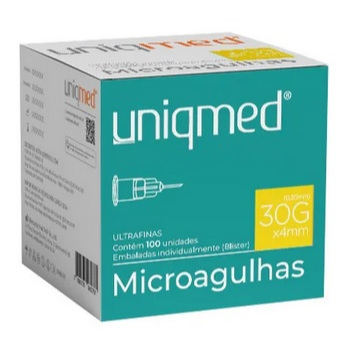 Agulhas de Lebel - Microagulhas Uniqmed - Mesoterapia, Botox e SkinBooster. 30G, 32G, 34G