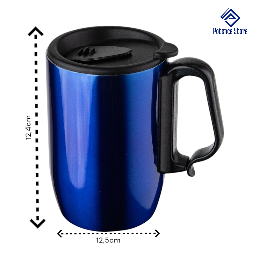 Caneca 350 ml com Nome Parede Dupla Inox Personalizada Gravada Presente Entrega Rápida