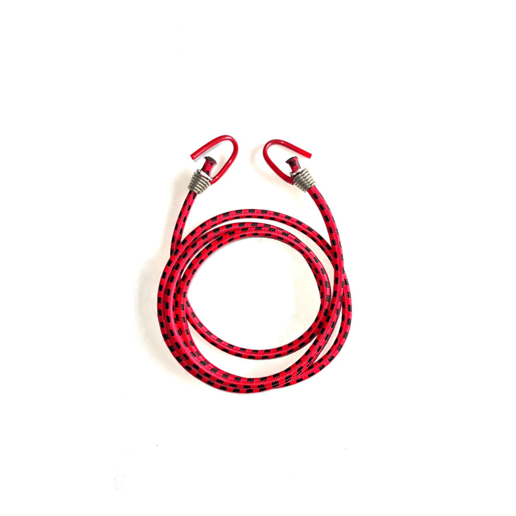 Elástico Para Bagageiro 5un Colorido Gancho Arame 1,2m