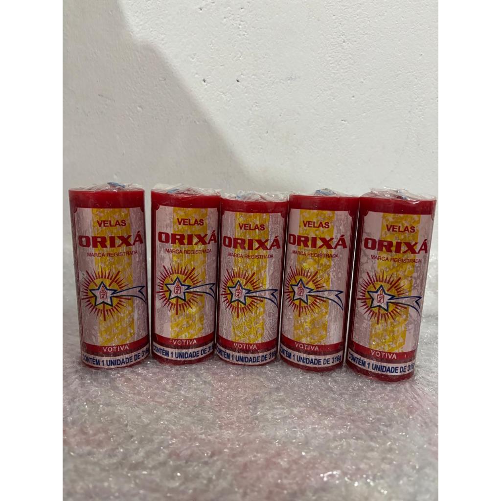 6 VELAS ORIXÁ COR (7 DIAS) - 316g - INFORME A COR DESEJADA - 6 UND DA MESMA COR