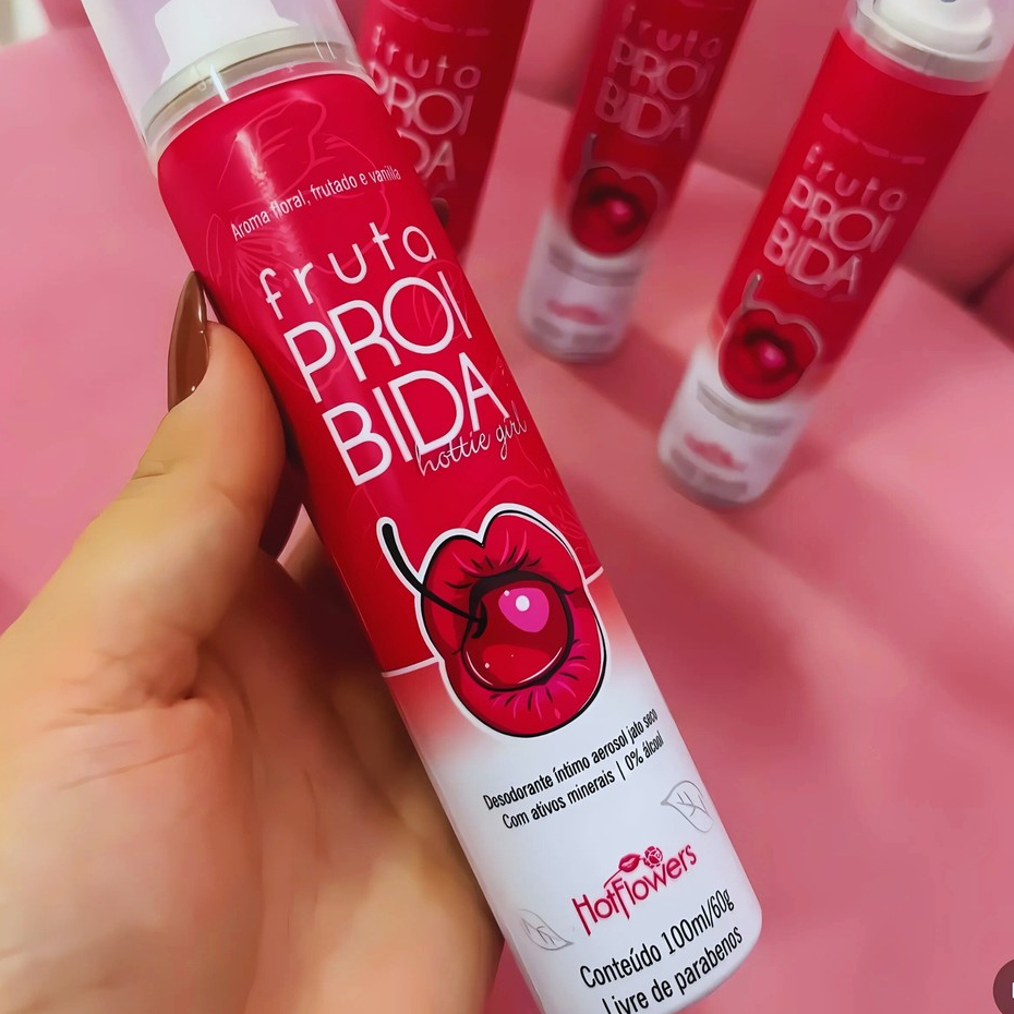 Desodorante Íntimo Fruta Proibida Hottie Girl 100ml Hot Flowers