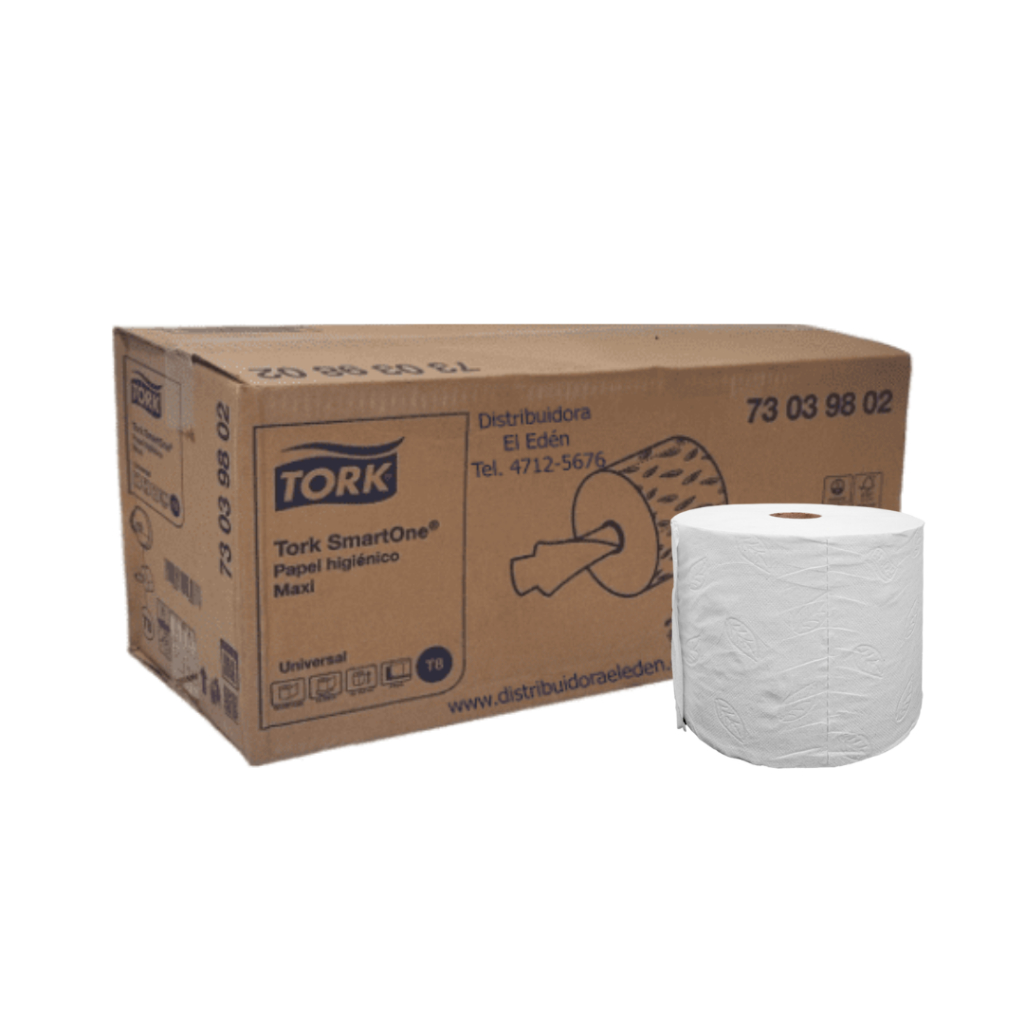 Papel higiênico Universal Tork SmartOne Maxi folha dupla 6 Rolos 1250 Fl cada