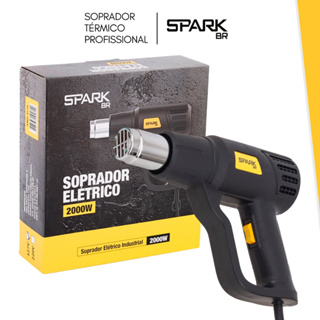 Soprador Térmico Profissional 2000W 600°C 2 Estágios Temperatura  SparkBr 110V/220V em Oferta na Shopee