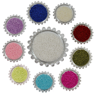 1000 unidades de Pérola 3mm - Ideal para decoração, artesanato, costuras em roupas, bijuterias, etc em Oferta na Shopee