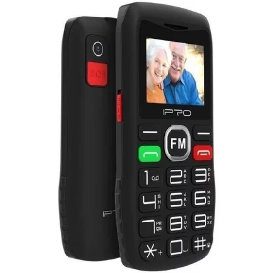 Celular Para IDOSO ou rural com Teclas Grandes 4G Dual Chip MP3 Rádio FM Lanterna botão SOS