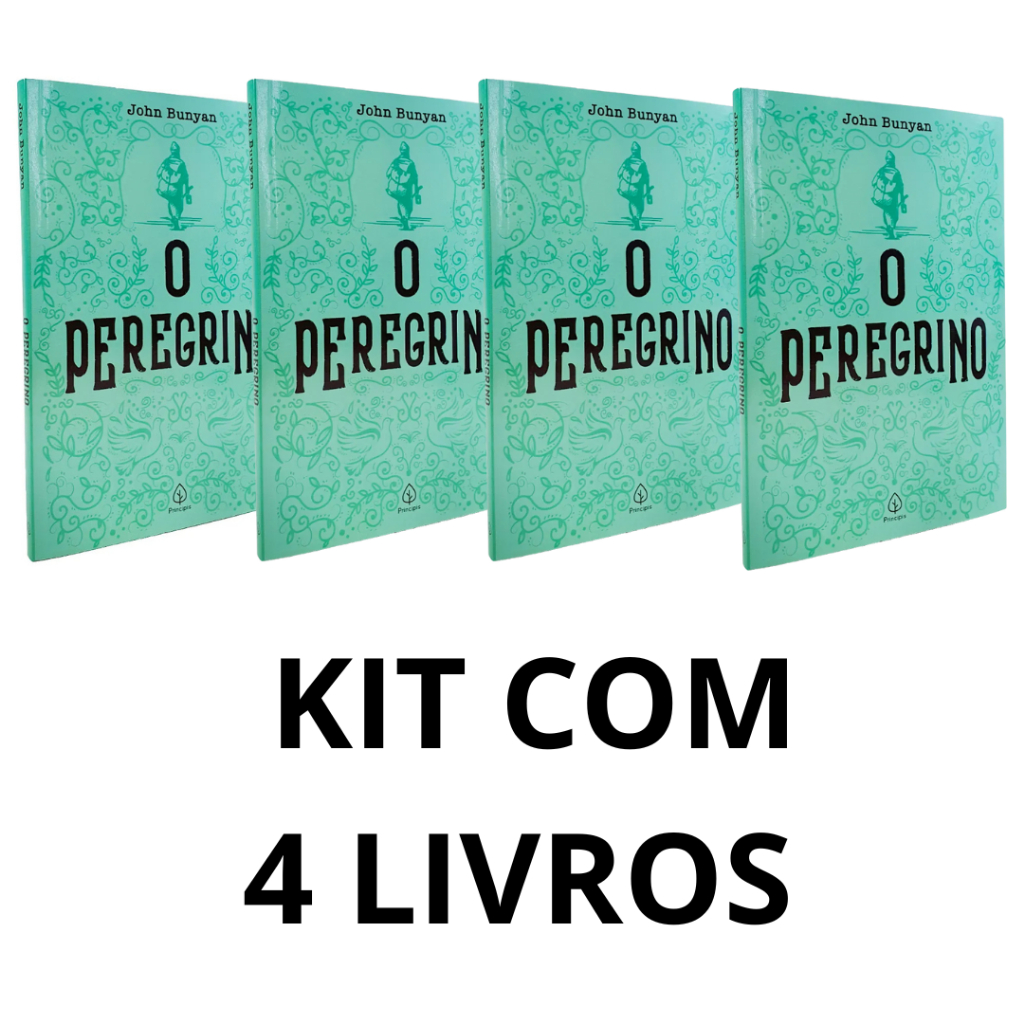 Kit com 4 Livros O Peregrino | John Bunyan em Oferta na Shopee