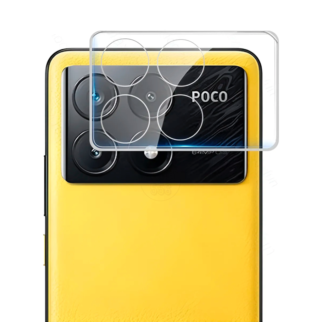 Película Vidro 3D Câmera Para Xiaomi Poco X6 Pro 5G
