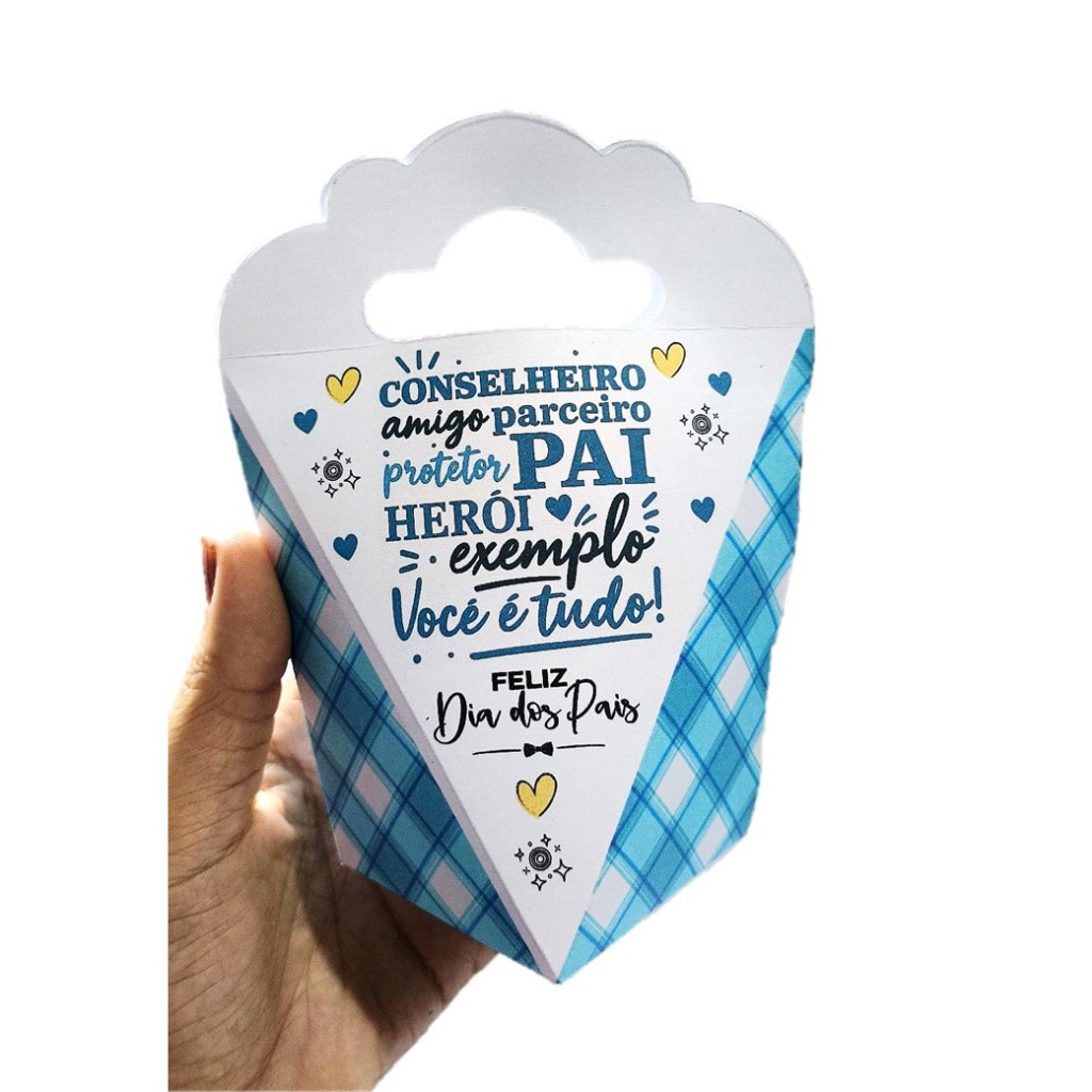 Caixinhas Lembrancinha Dia Dos Pais Sacolinha Embalagem feliz dia dos pais