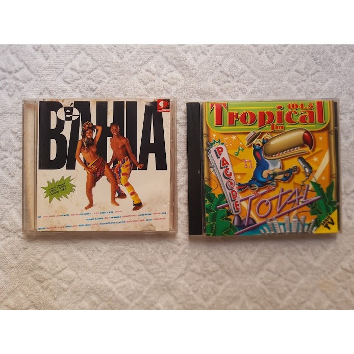 Combo 03 CDs O Melhor do Pagode e Axé - É Bahia, Tropical FM e Som Brasil Axé
