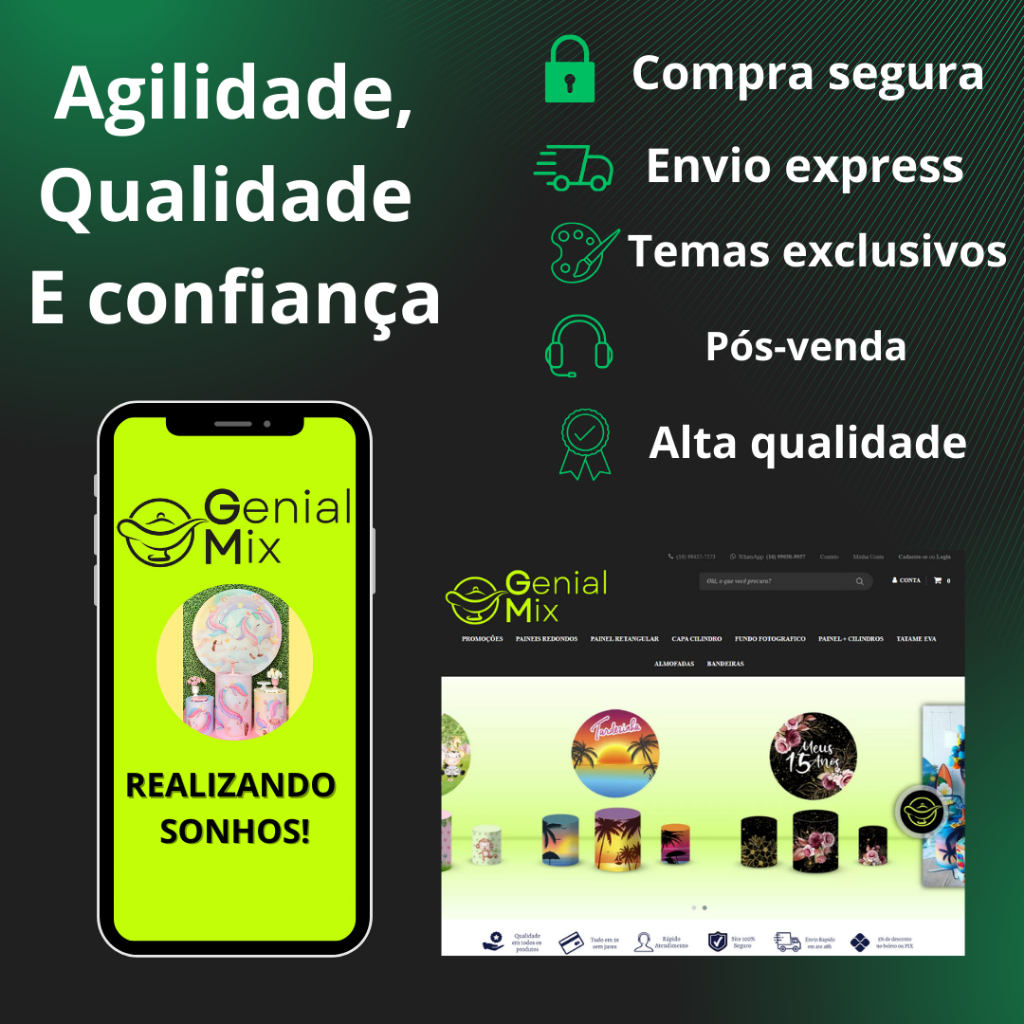 Painel Ovelinha 1,50x1,50 em tecido sublimado com elástico