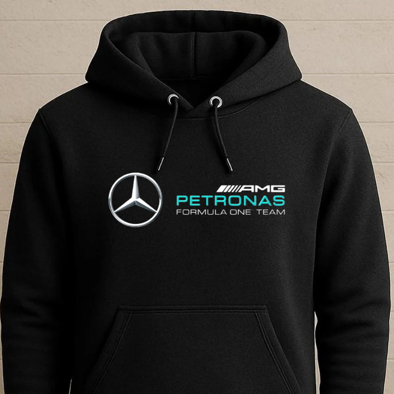 Moletom Canguru Unissex Amg Mercedes Masculino e Feminino Flanelado Blusa de Frio Promoção