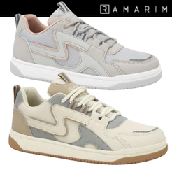 Tênis Feminino Ramarim Casual Baixo Skatista Estiloso Sneakers