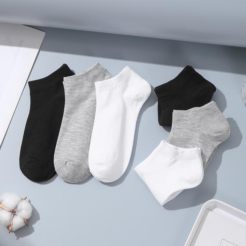 Meias Soquete Masculinas e Femininas Kit com 6, 12 ou 24 Pares de Meias Básicas Unissex Tamanho 38 ao 46