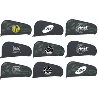 Case Capa Forrada Camuflada ou Preta Pistola Revolver Taurus Glock Imbel CBC Rossi