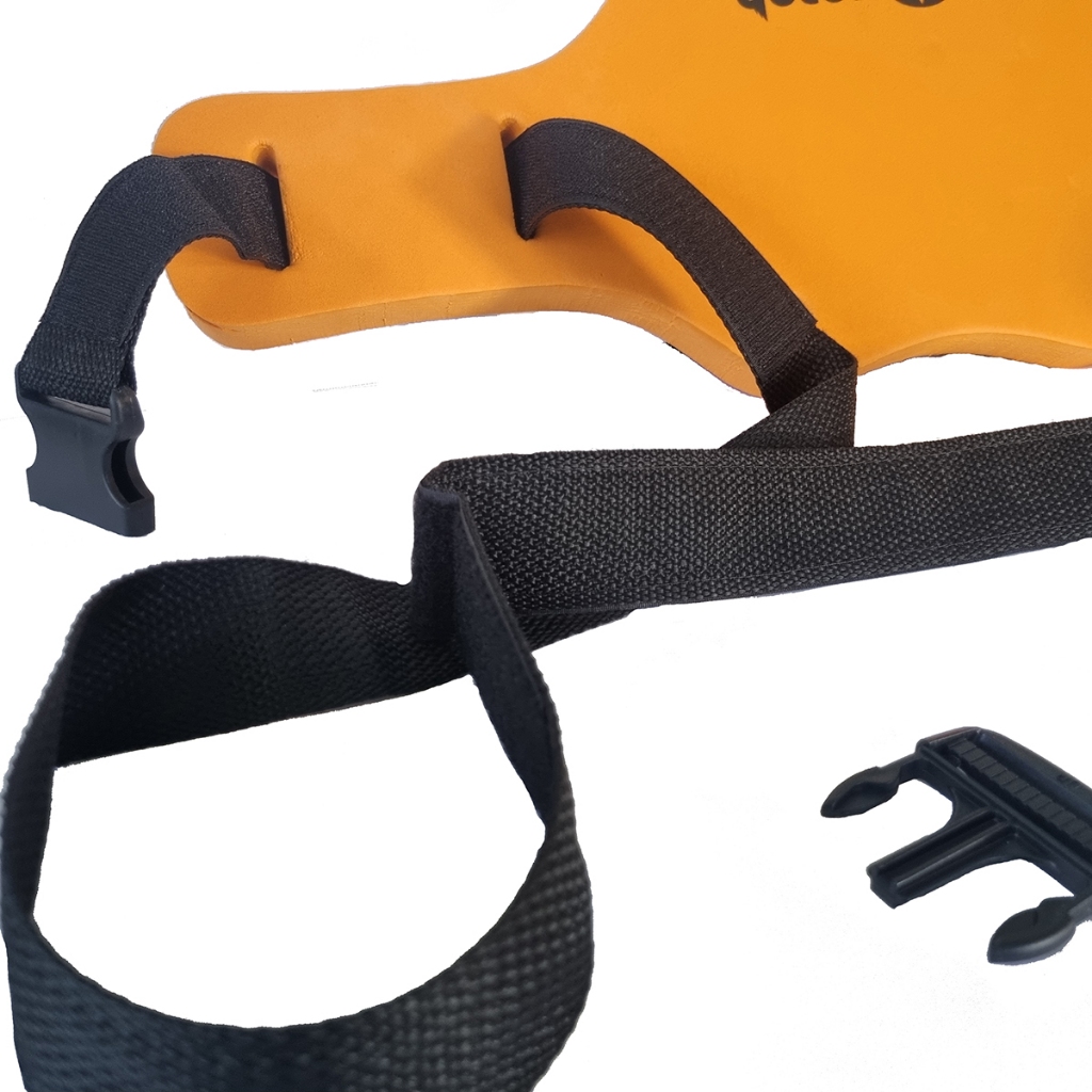 Correia Para Colete Flutuante Com Fecho E Fita Contato na ponta para segurança comprimento 1m 63cm