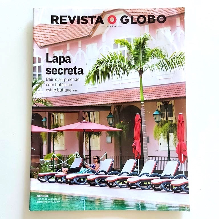 Revista O Globo 24.1.2016 Lapa Secreta Bairro Do Rio Hotéis