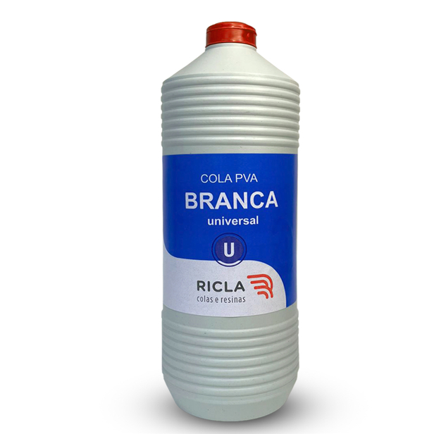 Cola Branca Escolar 1kg (Riclacol 1044) em Oferta na Shopee