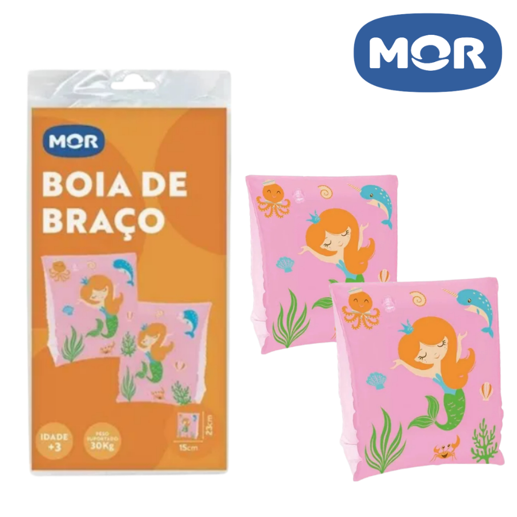 Boia De Braço Infantil Mor Inflável Para Criança Até 30 Kg em Oferta na Shopee