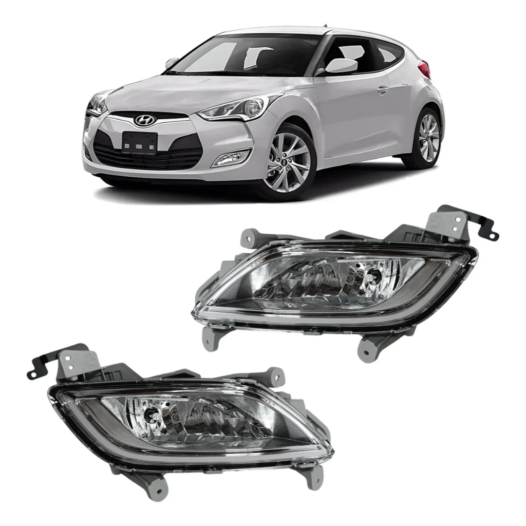 Par Farol Milha Dianteiro Veloster 2011 2012 2013 Novo