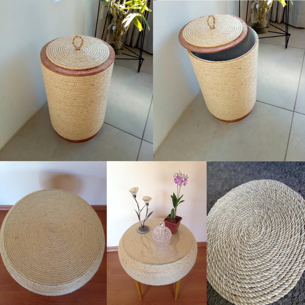 Corda De Sisal Natural 5mm 10 Metros Arranhador Gatos Artesanato Uso Geral Decoração — imagem 2 de 2