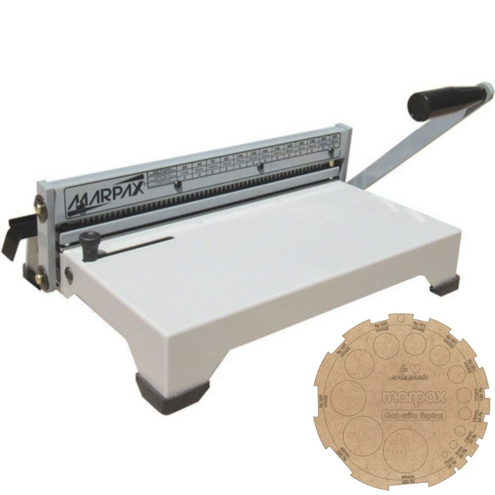 Encadernadora para espiral manual A4 e Ofício PEX-15 15fls