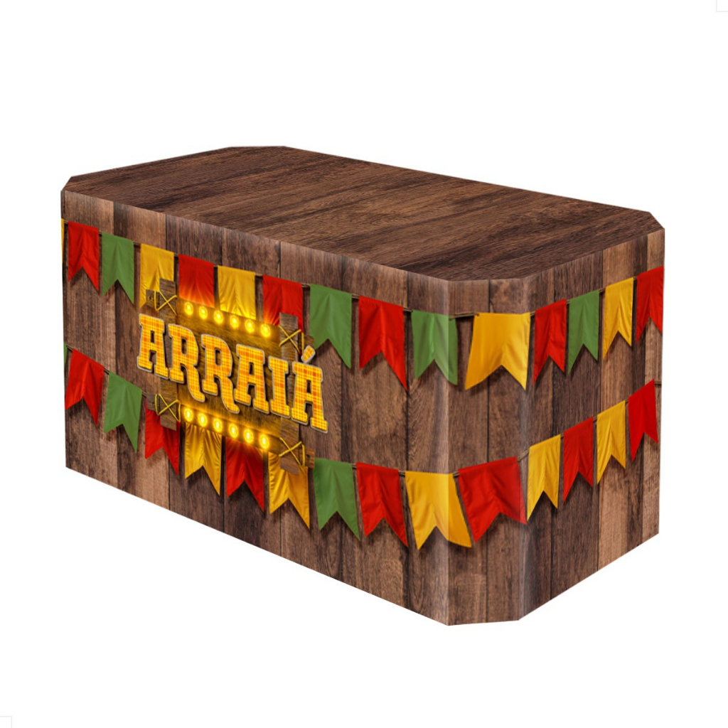 Capa Decorativa Para Mesas Subilmado Helanca Premium Decoração Festa Tema Festa Junina Arraial em Oferta na Shopee