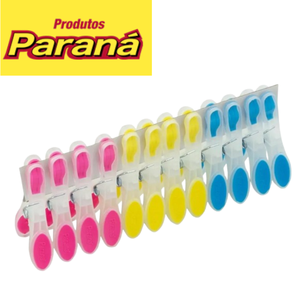 Prendedor de Roupas Emborrachados Paraná Pregador Varal Lavanderia em Oferta na Shopee