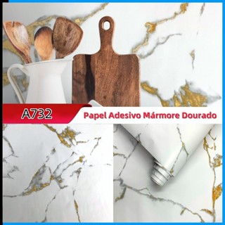 5 METROS Papel de Parede Mármore Dourado e Branco 3D Lavável Adesivo Autocolante para Sala, Quarto em Oferta na Shopee