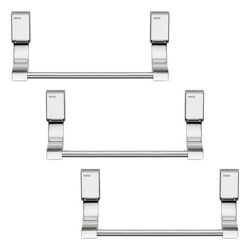 Kit 3 Porta Toalha De Rosto Docol Top Cromado 00607306 em Oferta na Shopee