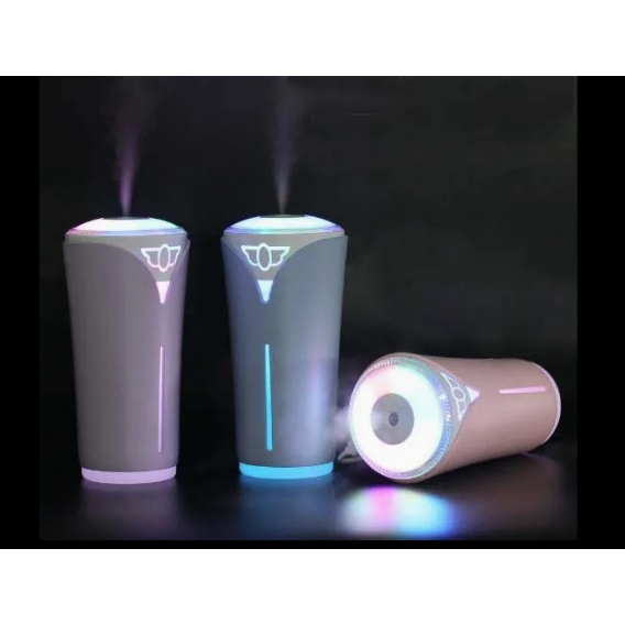Purificador de Ar Criativo Ultrassônico Elétrico USB Umidificador de Copo Colorido com Luz